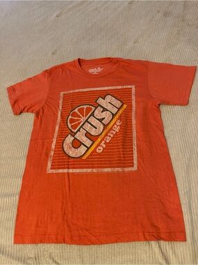 Men's Orange 'Crush' Graphic Tee size M